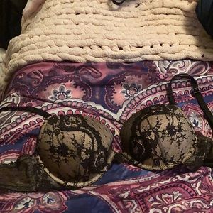 Grey tan victorious secret bra